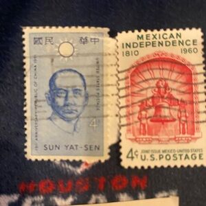 VINTAGE STAMPS THAT HONOR PEACE WITH FOREIGN NATIONS